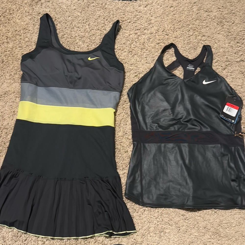 Tennis dress & Maria Sharapova NWT shiny tennis tank